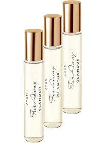 Resim Avon Far Away Glamour Kadın Parfüm Çanta Boyu Edp 10 Ml. Üçlü Set 