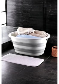 Resim Vera Bath Katlanır Çamaşır Selesi Çamaşır Sepeti Beyaz 