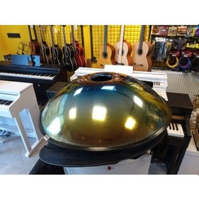 Resim Titanium Handpan 9 Nota Re Minör Soft Case Taşıma Çantalı +hediyeler 