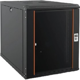 Resim Ager 12U 600X600MM Duvar Tipi Siyah Kabinet Agena AG-AN012U6060S1 