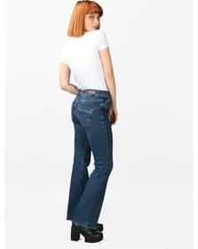 Resim Kadın Çan Paça Kot Pantolon Tint 