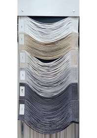 Resim As Perde Şelale İp Balon Perde Simli - Simsiz (Püskül dahil değil) 