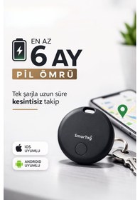 Resim Akıllı Takip Cihazı Dual Airtag Apple Uyumlu iOS Android Bluetooth Anahtar Çanta Araç Bulucu 1 