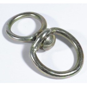 Resim AKSUFEZ Çelik Zincir Halat Bağlama Fırdöndü Kalın 6-7 Mm 10 Cm 