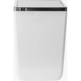 Resim PremiumPort Şık Beyaz Toskana 6 Lt Banyo ve Mutfak Çöp Kovası 
