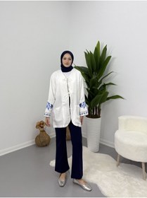 Resim VOLT CLOTHİNG Nakış Detaylı Kimono 