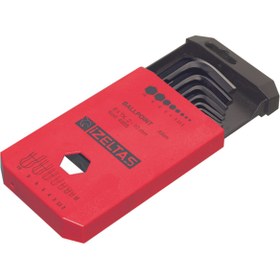 Resim İzeltaş İzeltaş Yuvarlak Başlı Allen Anahtar Takımı 8 Parça 