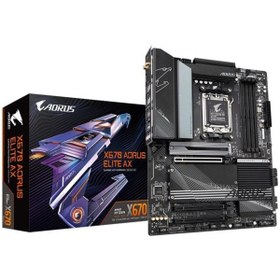 Resim Gigabyte Gıgabyte Aorus Elıte Ax X670 Ddr5 Hdmı Pcıe 16x V5.0 Am5 Atx 