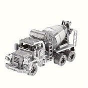 Resim 3D Üç Boyutlu Metal Puzzle Yapıştırıcısız DIY Model Yaratıcı Süs Yüksek Kaliteli Oyuncak Hediye Erkek Arkadaş ve Kız Arkadaş Doğum Günü Hediyesi Noel Hediyesi Mühendislik Araç Mikser Modeli 