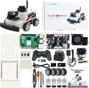 Resim Yahboom Raspberry Pi 5 AI Görüş ROS2 Akıllı Otonom Robot Araba Kiti - Pi5 2GB Dahil 