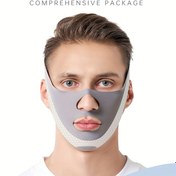 Resim model (ücretsiz sıkıştırma kemeri): yeni yükseltilmiş tasarım, yüz şekillendirme, yüz kaldırma, sıkılaştırma, küçük yüz, V yüz maskesi, yüz nasolabial kırışıklıkları, bandaj, yüz şekillendirme, V yüz maskesi, yüz kaldırma, yüz eğitimi bandı, popüler modeller 