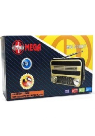 Resim MEGA Şarjlı Nostaljik Radyo MG-310BT 
