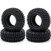 Resim Suofeng 1/24 Axial Scx24 Rc Araç Lastikleri - 4 Adet Kauçuk Tekerlek Yedek Parça 