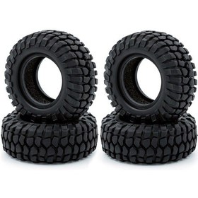 Resim Suofeng 1/24 Axial Scx24 Rc Araç Lastikleri - 4 Adet Kauçuk Tekerlek Yedek Parça 