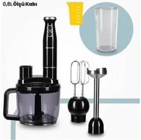 Resim CVS DN1265 Aurum Mutfak Robotu Mavi Renkli Fonksiyonel Blender Güçlü Performans ve Yüksek Kapasite 