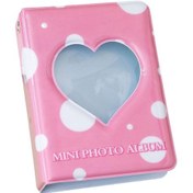 Resim Homyl Mini Fotoğraf Albümü Kartvizitlik 40 Cepler Kartları Aşk İle Yuvarlak 