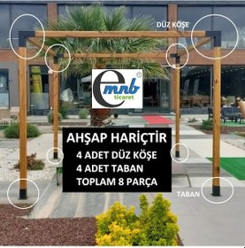 Resim Mnbe Pergule Pegole Pergola Kamelya Montaj Aparatı Düz Sistem Set 