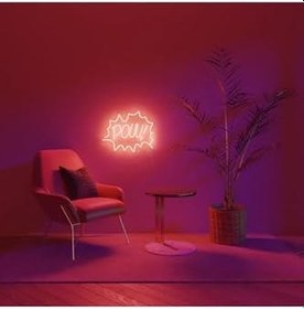 Resim dekoraven Neon Tabela Dekoratif Aydınlatma, pow 