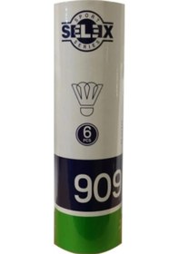 Resim SELEX 909 Badminton Topu Plastik 6'lı 