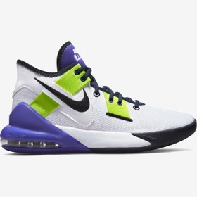Resim Nike Air Max Impact 2 Unisex Beyaz-Lacivert-Neon Yeşil Basketbol Ayakkabısı 