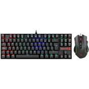 Resim Redragon K552-RGB-BA Ckckrdr0013 Combo %60 Mekanik Tr Q Klavye 7200 DPI 