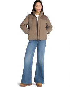Resim Timberland Welch Mountaın Synthetic Insulated Puffe Kadın Ceket Tb0a2qz3bk01 Kahverengi 