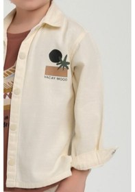 Resim Xo Kids Erkek Çocuk Gömlek 1-4 Yaş 2557 Ekru 