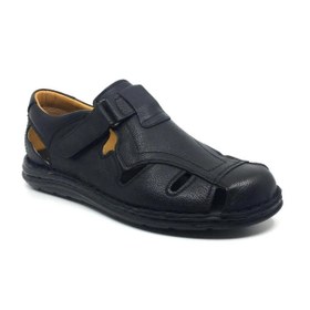 Resim Luis Figo 3240 Ortopedik Hakiki Deri Comfort Taban Erkek Sandalet Ayakkabı 