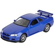 Resim Welly 1:32 Nissan Skyline Gtr R34 Çek Bırak Araba 