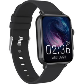 Resim Thull Tw3-01 Siyah Case Akıllı Saat + Mavİ Silikon Kordon 