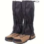Resim 2 Adet Su Geçirmez Bacak Gaiters Yürüyüş, Avcılık Ve Yürüyüş Için - Erkekler Ve Kadınlar Için Nefes Alabilen Dağ Tırmanış Ayakkabı Gaiters - Bacaklarınızı Su Ve Kar'dan Koruyun 