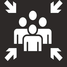 Resim İsg Tabelam 50x50cm/Kompozit/Acil Toplanma Yeri Boyama Şablonu 