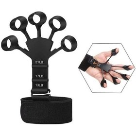 Resim Parmak Güçlendirme Direnç Bandı Çok Renkli 