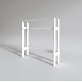 Resim Kenzlife Giysi Dolabı Casim 100 100 25 Byz Askılık Ayakkabılık Beyaz 