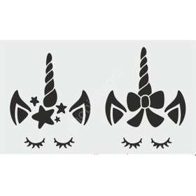 Resim Çocuk Desen Stencil Şablon 15X20 Ç-038 