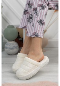 Resim Modafrato Smt-03 Kapalı Kadın Ev Terliği Kışlık Terlik (403985922) 