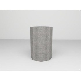 Resim Nuano Consept Akasya Serisi Köşeli Saksı Açık Gri 40x60 