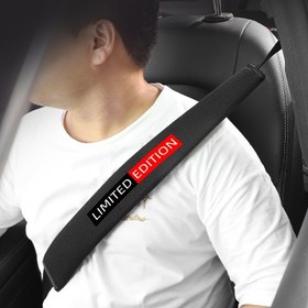 Resim 1 adet Sınırlı Seri Araba Koltuk Kemeri Kılıfı - Yumuşak Polar Omuz Ped, 38.99cm Uzatılmış Uzunluk, Rahat & Dayanıklı, Sürt!şmez, TOYOTA, LEXUS, NISSAN, HYUNDAI, KIA için Uygun - Siyah Kırmızı Yazılı, Araba Aksesuarı|Şık Kemer Kılıfı|Yumuşak Polar Dokusu, Kemer Kayışı Kılıfı 