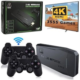 Resim Lobo 2.4g Uyumlu Kablosuz Çift Kol Oyunlar 4k Game Stick 3500 Oyun Atari 