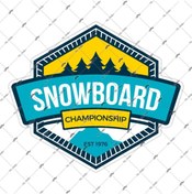 Resim Bay Etiket Hbg37 Snowboard Etiketi 