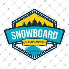 Resim Bay Etiket Hbg37 Snowboard Etiketi 