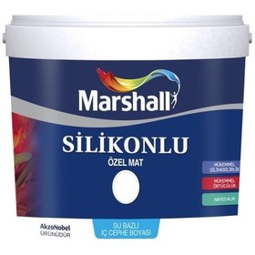 Resim Silikonlu Özel Mat Iç Cephe Duvar Boyası 2,5 Lt Kırık Inci 1 L 