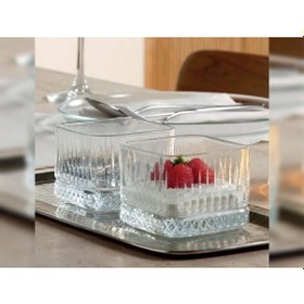 Resim Paşabahçe Elysia Kare Magnolia Kasesi - 12 Li Çok Amaçlı Kase Çerezlik 