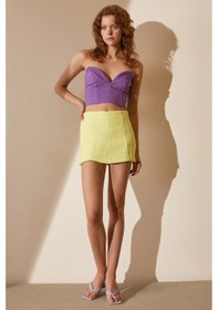 Resim Never More Kalp Yaka Büstiyer Mor 