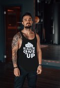 Resim Freeyez Never Give Up 2 Gym Fitness Tank Top Sporcu Atleti 