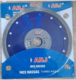 Resim 180mm elmas kesici disk Çapraz örgü Turbo Mermer Granit Kesim 