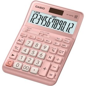 Resim Casio DF-120FM-PK Pembe 12 Hane Masa Üstü Hesap Makinesi 