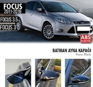 Resim Ford Focus 3-3,5 (2011-2018) Sedan Batman Ayna Kapağı (Parlak Siyah) 