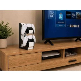 Resim Ps5 Çift Kol Tutucu Standı - Playstation 5 Dualsense Gamepad Duvar ve Masa Düzenleyici Aparat 