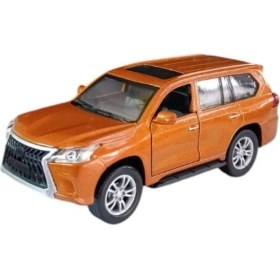 Resim Asya Oyuncak Kt. Metal Işıklı Sesli Jeep FY6208-12D-KAHVERENGI Araba 